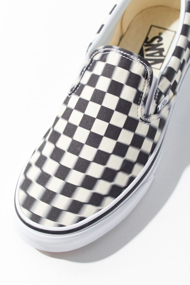 Vans Blurred Checkerboard Slip On Sneaker