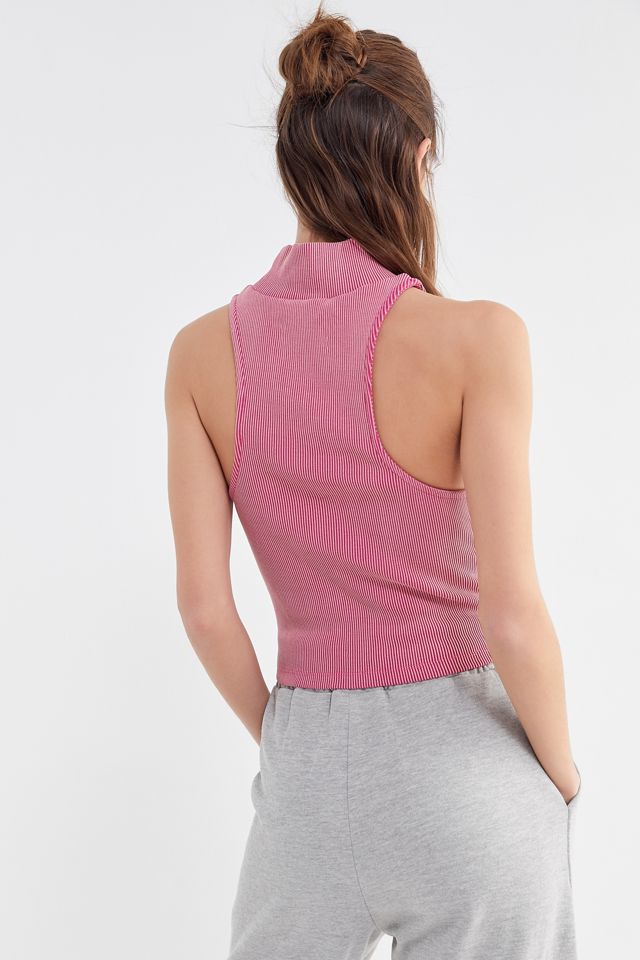 UO Megan Ribbed Mock-Neck Sweater Tank Top #1