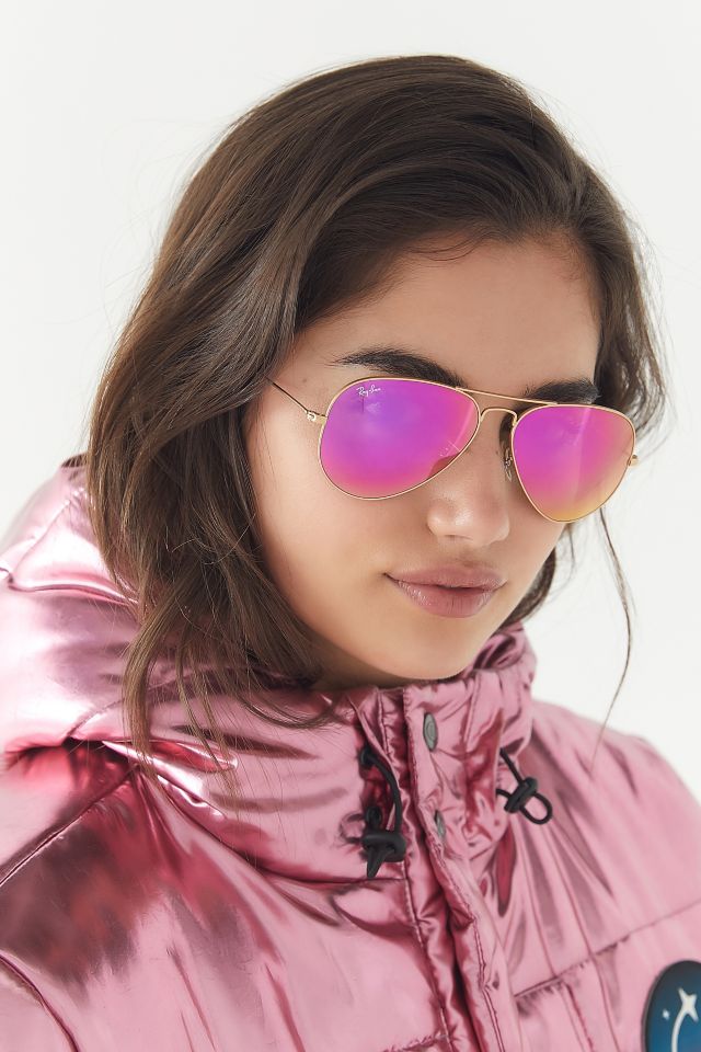 Ray ban pink flash deals