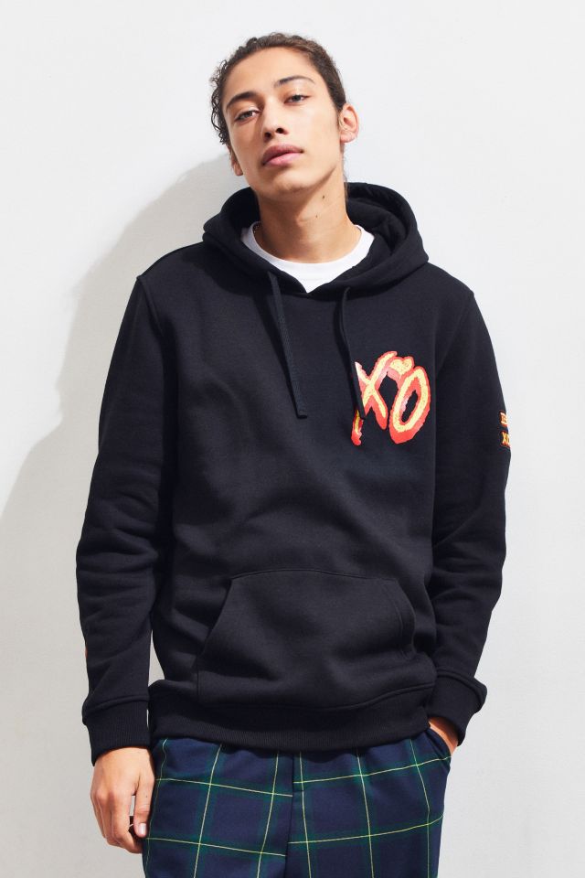 Urban Outfitters The Weeknd Trilogy Hoodie Sweatshirt in Black for