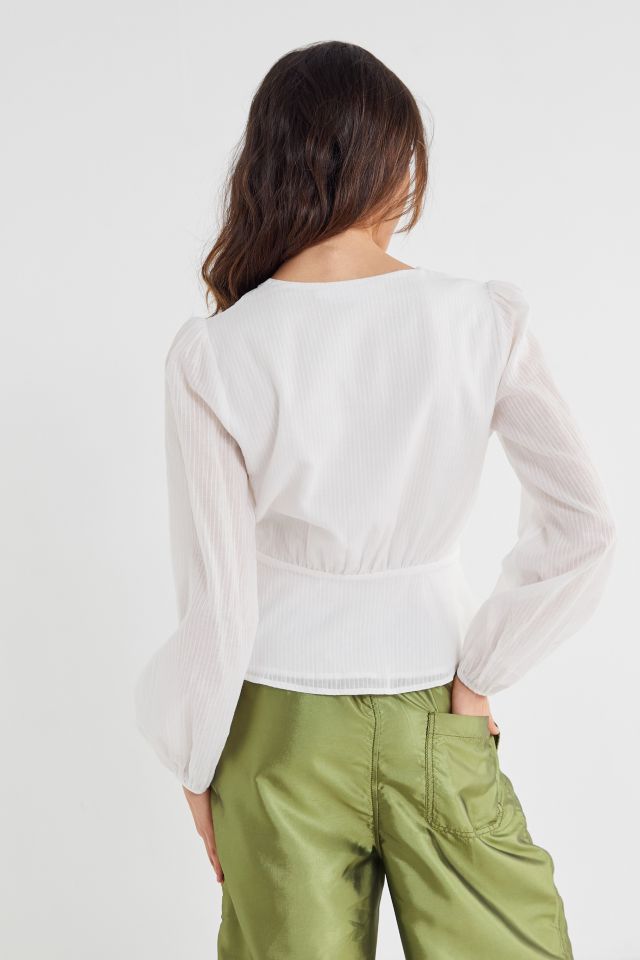 ASTR The Label Warren Peplum Top #1