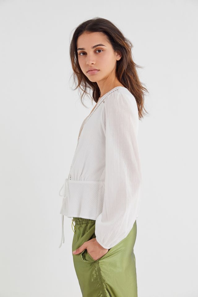 ASTR The Label Warren Peplum Top #3