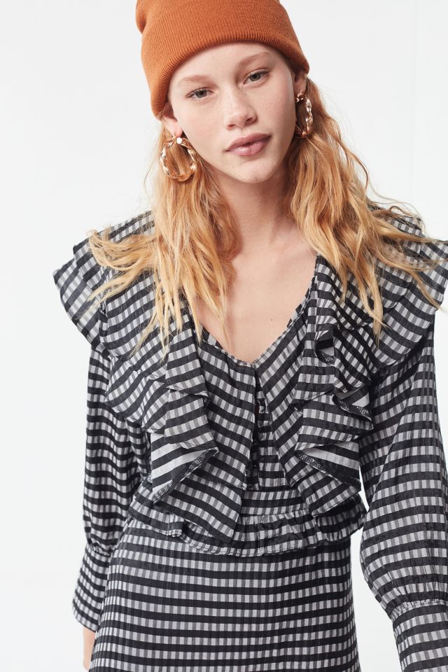 Ghospell Pony Up Ruffle Maxi Dress #2