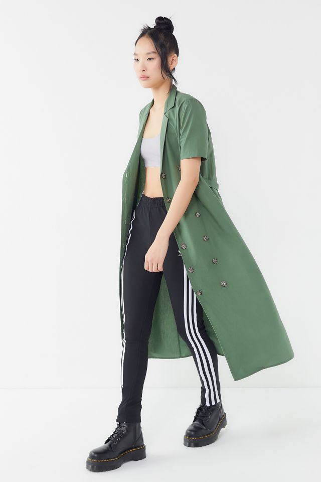 UO Holly Double-Breasted Midi Shirt Dress #1