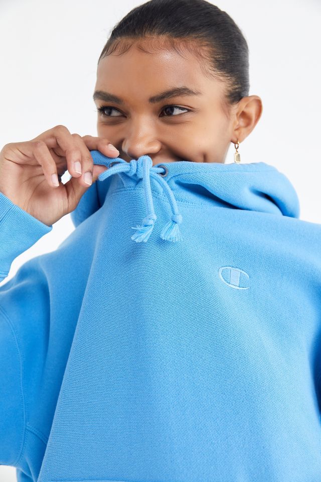 Light blue champion hoodie urban outfitters online