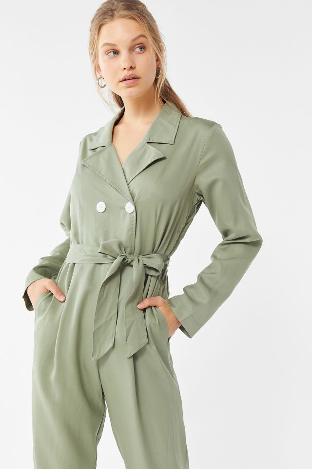 Native Youth Serna Belted Double-Breasted Jumpsuit #2
