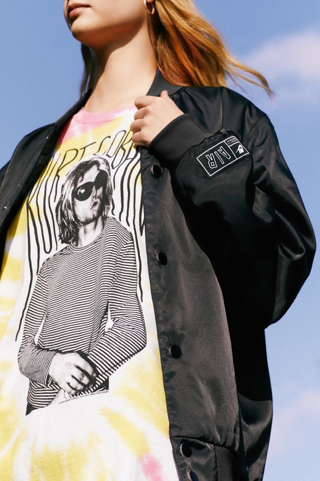 Kurt Cobain Tie-Dye T-Shirt Dress Urban Outfitters