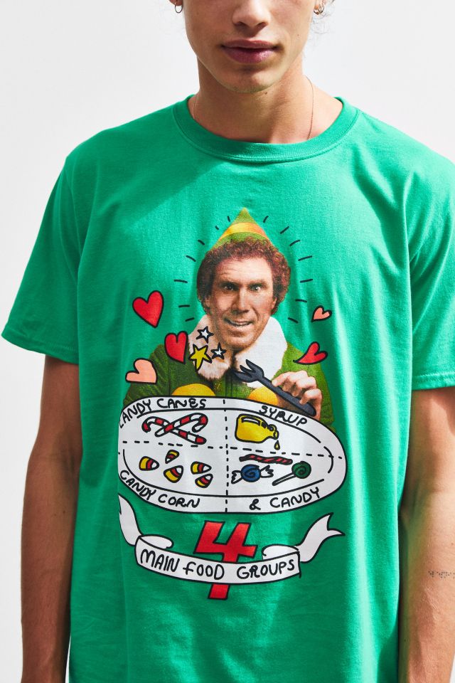 Elf 4 Food Groups Tee #4
