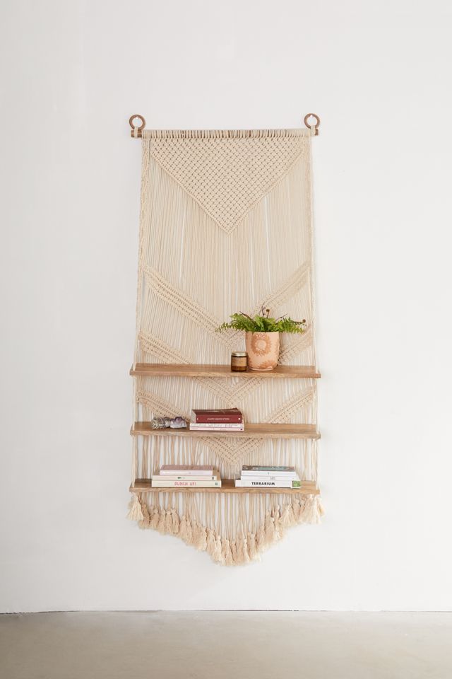 Marina Macramé Wall Shelf #1