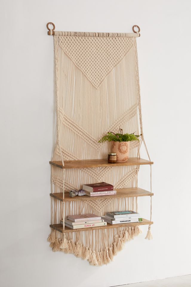 Marina Macramé Wall Shelf #2