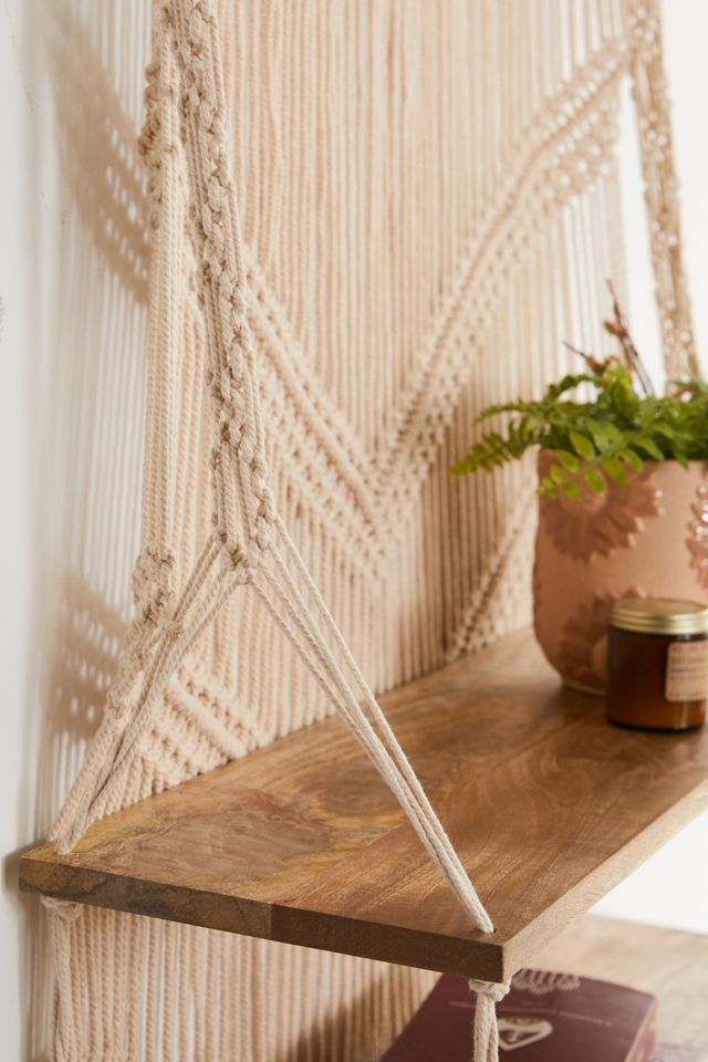 Marina Macramé Wall Shelf #3