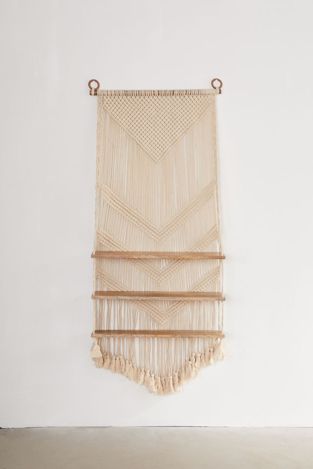 Marina Macramé Wall Shelf #4