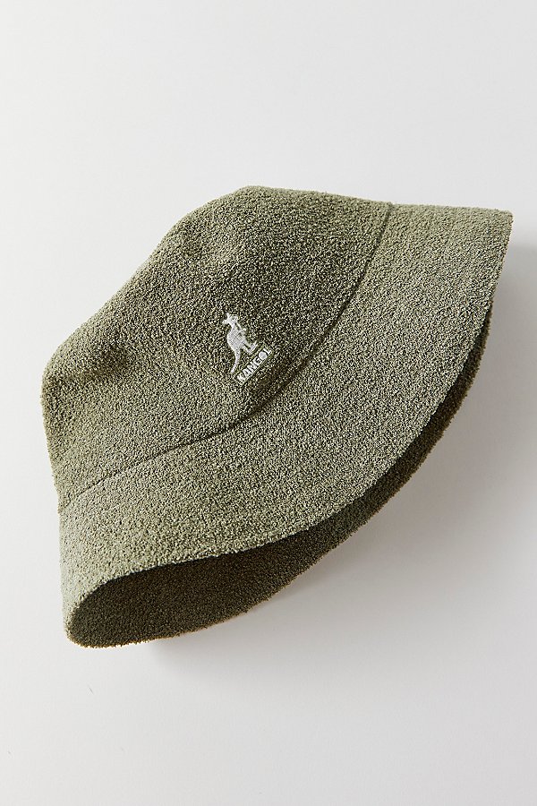 Kangol Bermuda Bucket Hat In Olive