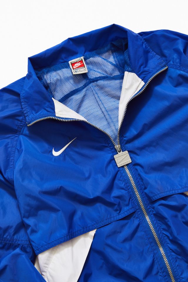 Nike, Jackets & Coats, 9s Vintage Nike Royal Blue Windbreaker Jacket