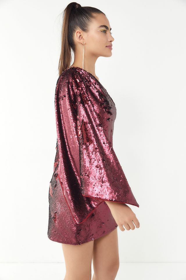 Keepsake No Signs Sequin One-Shoulder Mini Dress #2