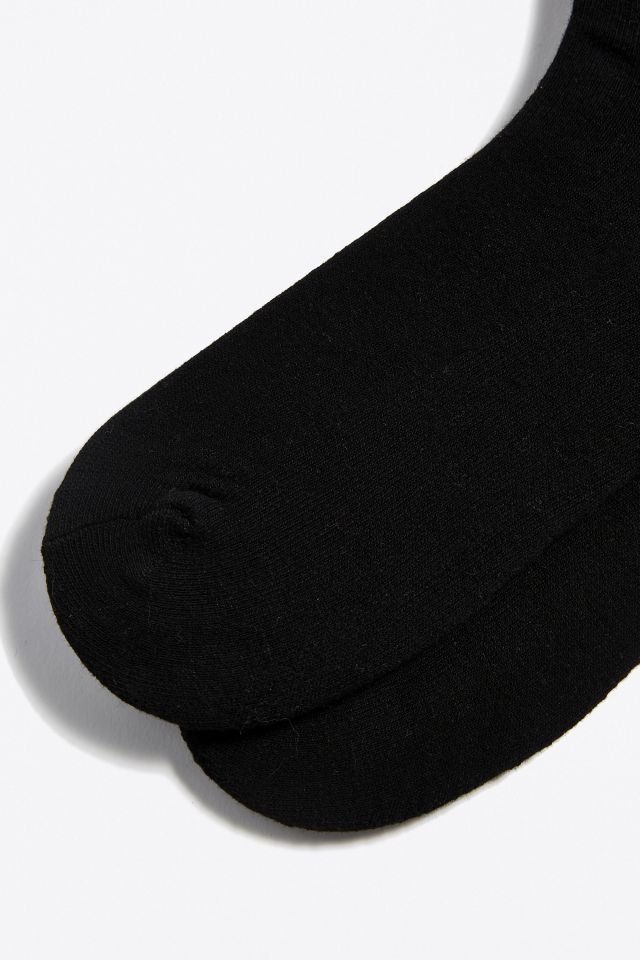 Black Rainbow Stripe Sport Crew Sock #2