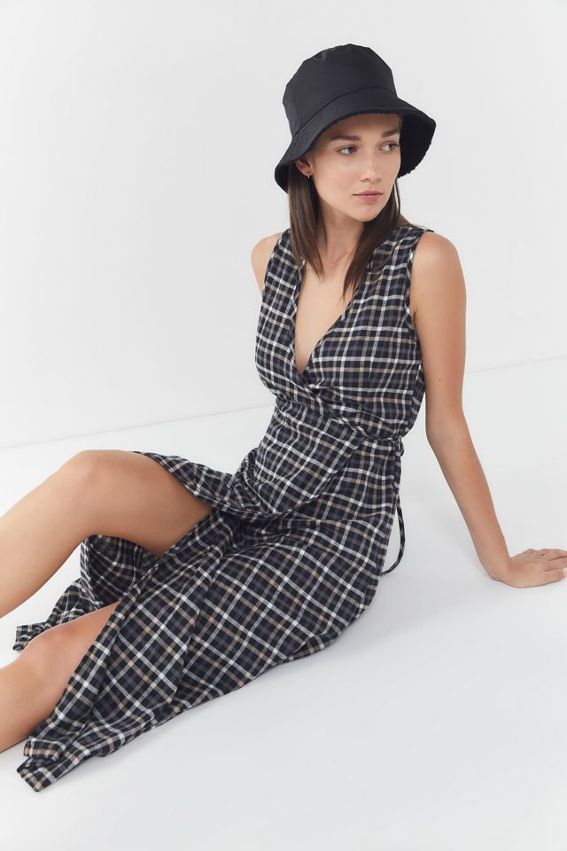Urban Renewal Remnants Plaid Flannel Midi Dress Urban Outfitters