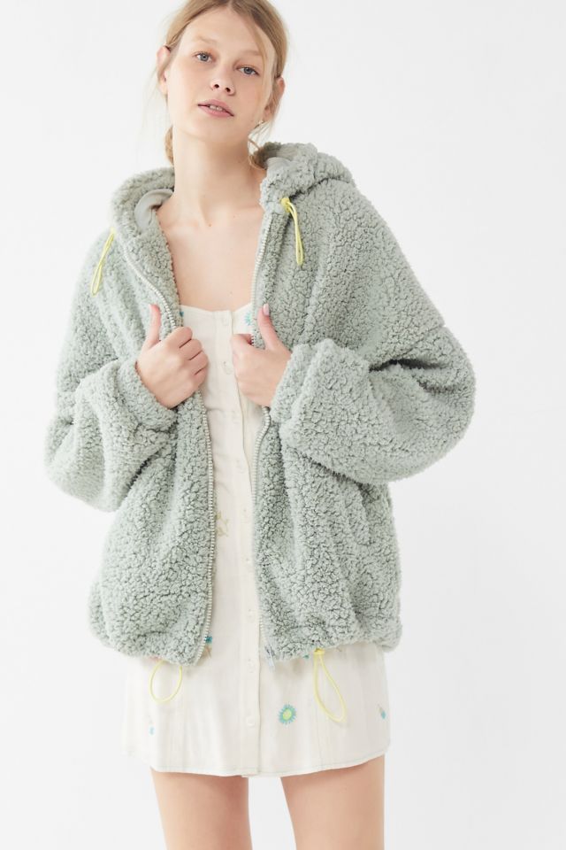 Veste en Peluche Wilma à Capuchon et Fermeture Éclair UO #4