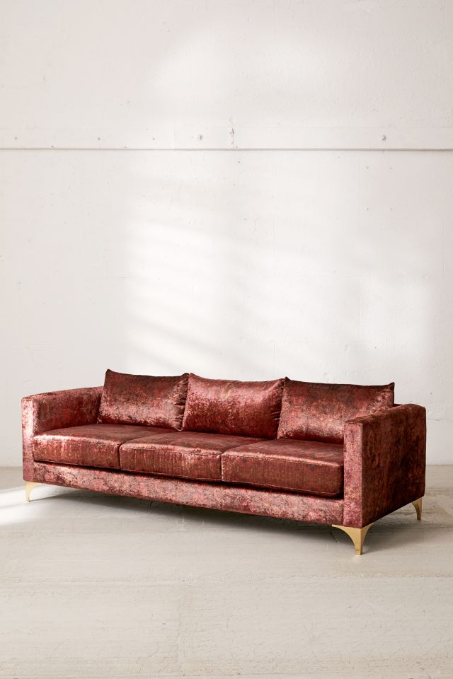 Chamberlin Printed Velvet Sofa #2