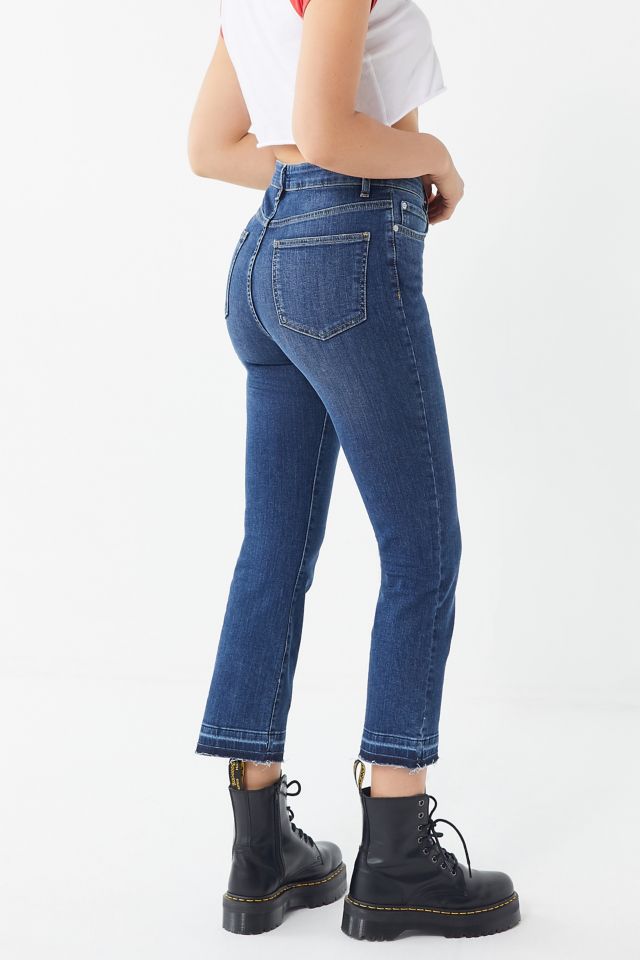 BDG High-Waisted Comfort Stretch Flare Jean - Black Denim