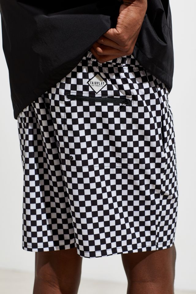 FairPlay Checkered Swim Short  #1