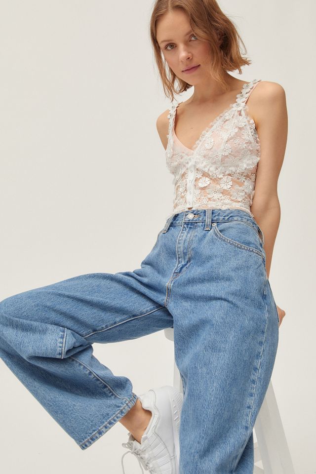For Love & Lemons Rosette Lace Top #1