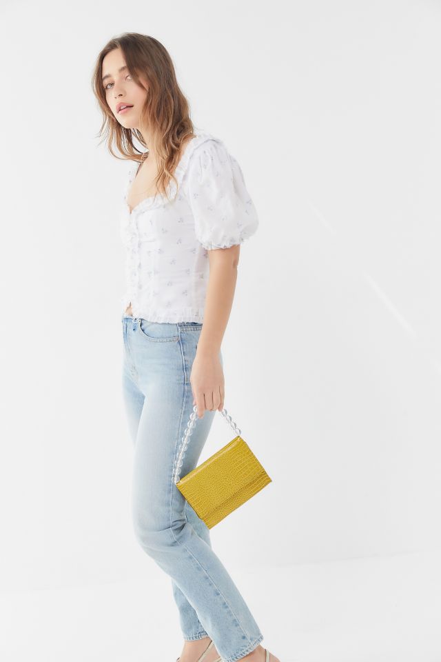 For Love & Lemons Delilah Ruffle Puff Sleeve Top #1