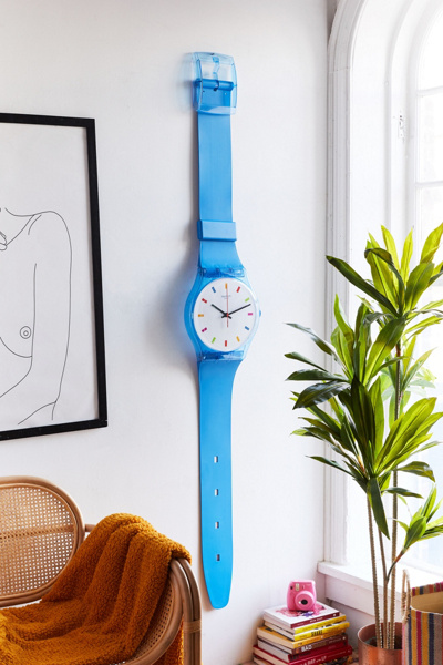 Swatch Maxi Color Square Wall Clock | Urban Outfitters