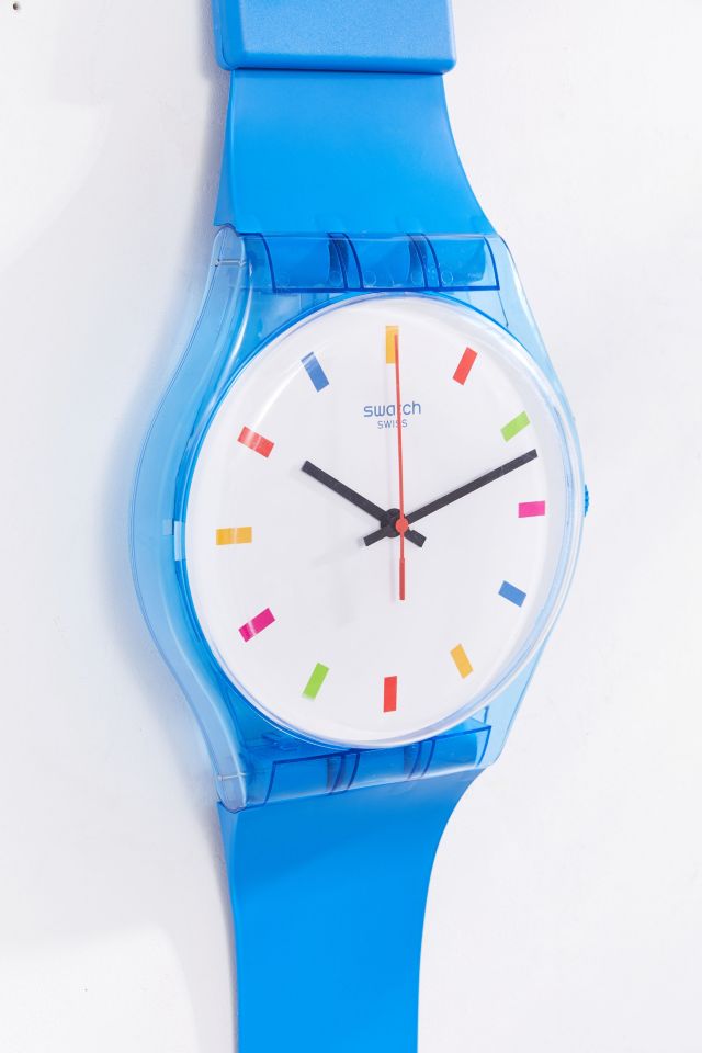 Big swatch best sale wall clock