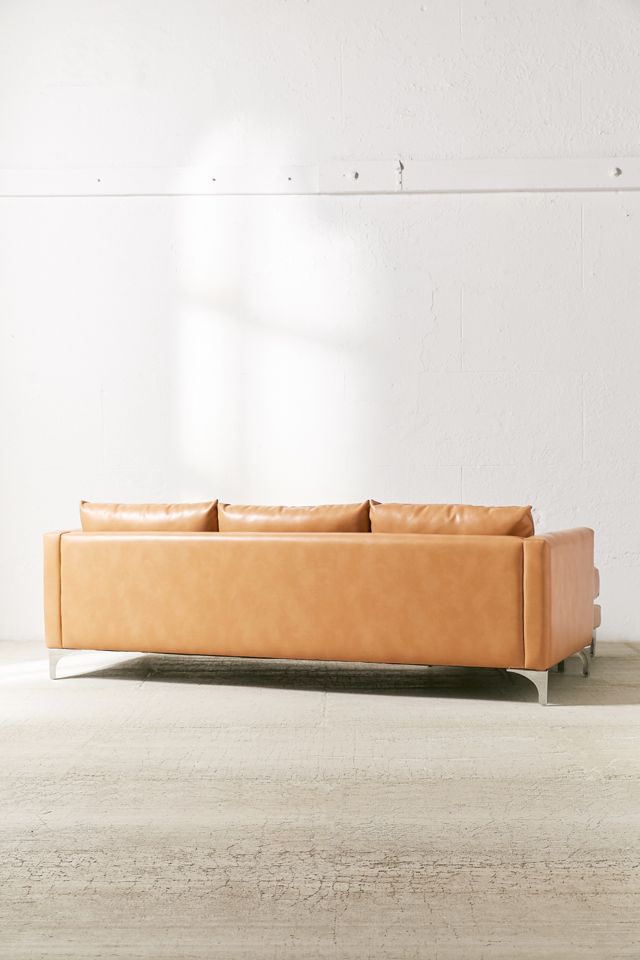 Chamberlin Recycled Leather Sectional Sofa Urban Outfitters
