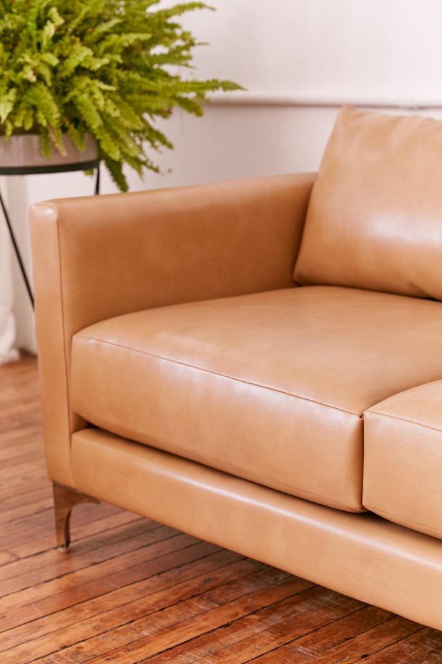 Chamberlin recycled on sale leather sofa