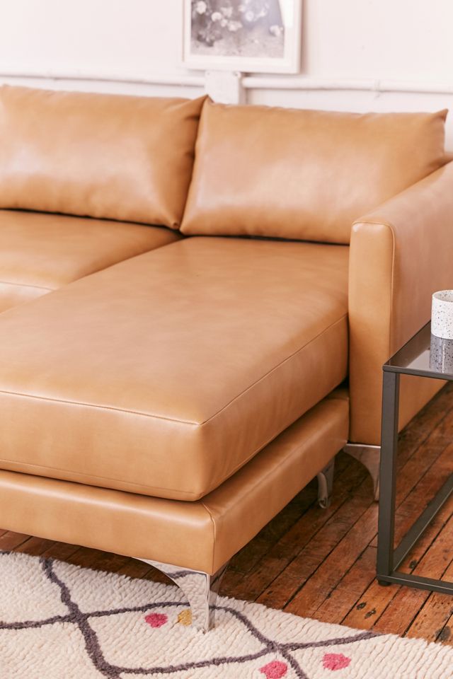 Chamberlin Recycled Leather Sectional Sofa Urban Outfitters