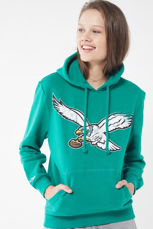 eagles sweatshirt mitchell and ness