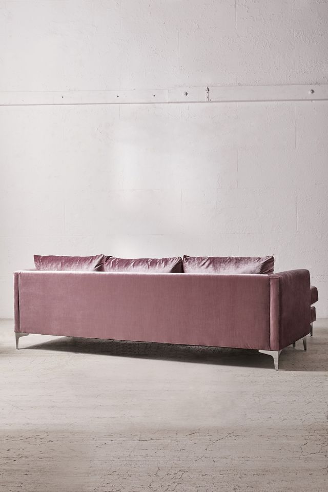 Chamberlin Velvet Sectional Sofa Urban Outfitters