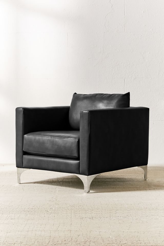 Urban outfitters leather cheap chair