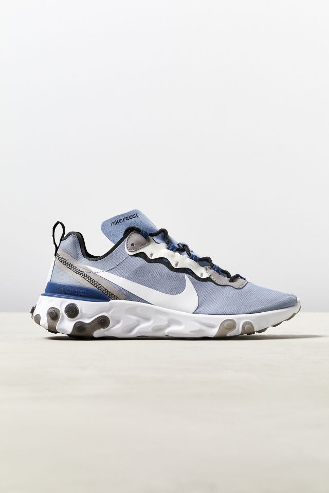 Nike react element 55 best sale indigo fog mystic navy