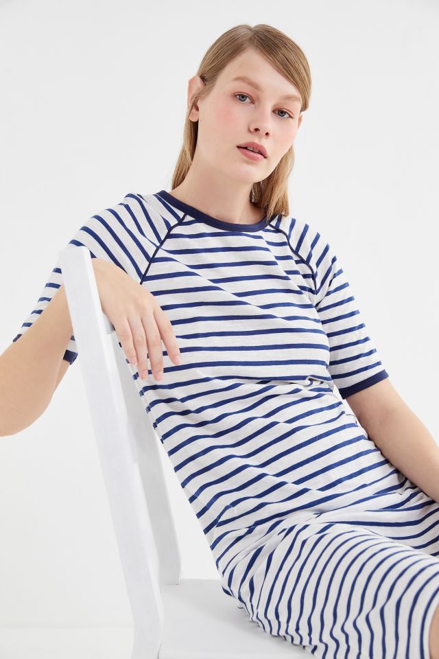 Robe Midi T-Shirt Rayée Sails Auguste The Label #1