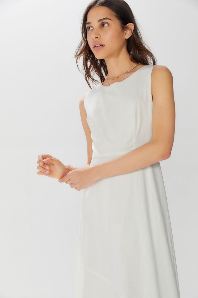 UO Linen Sleeveless Midi Dress #3