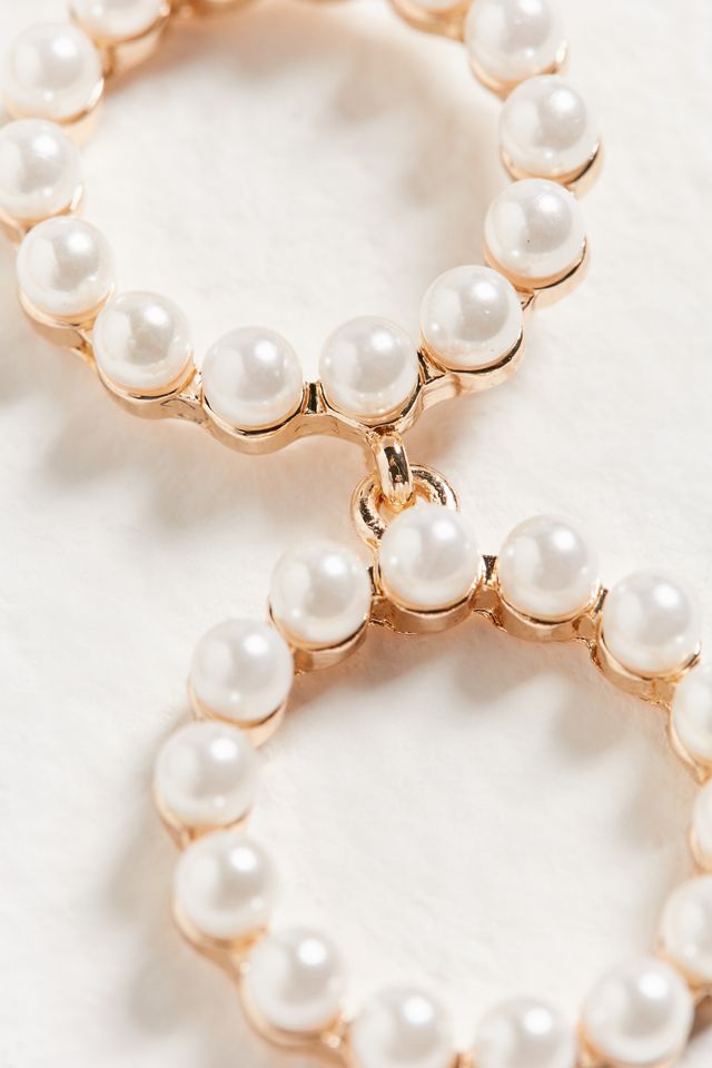 Pearl Statement Drop Earring #2