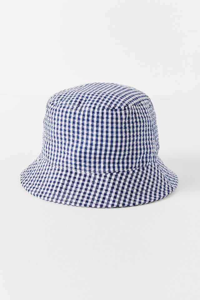 UO Seersucker Bucket Hat #1