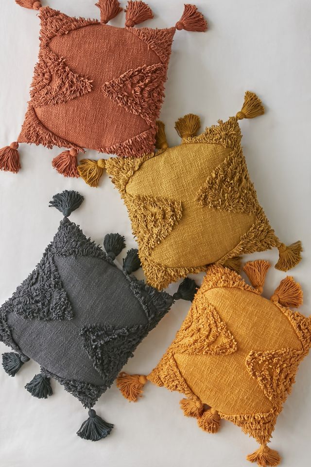 Rumi Shag Weave Throw Pillow #2