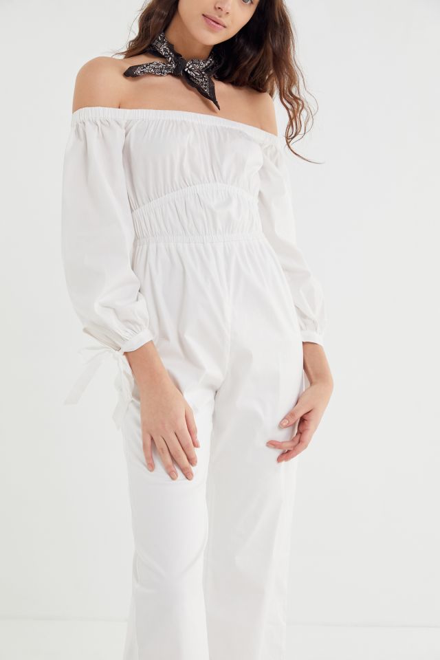 Urban outfitters store white jumpsuit