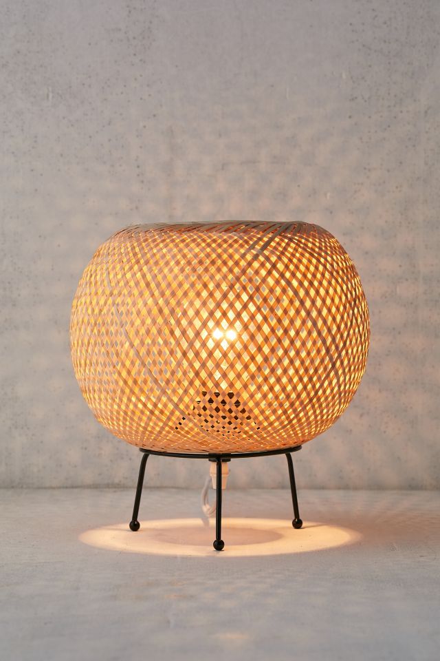 Alina Rattan Table Lamp #1