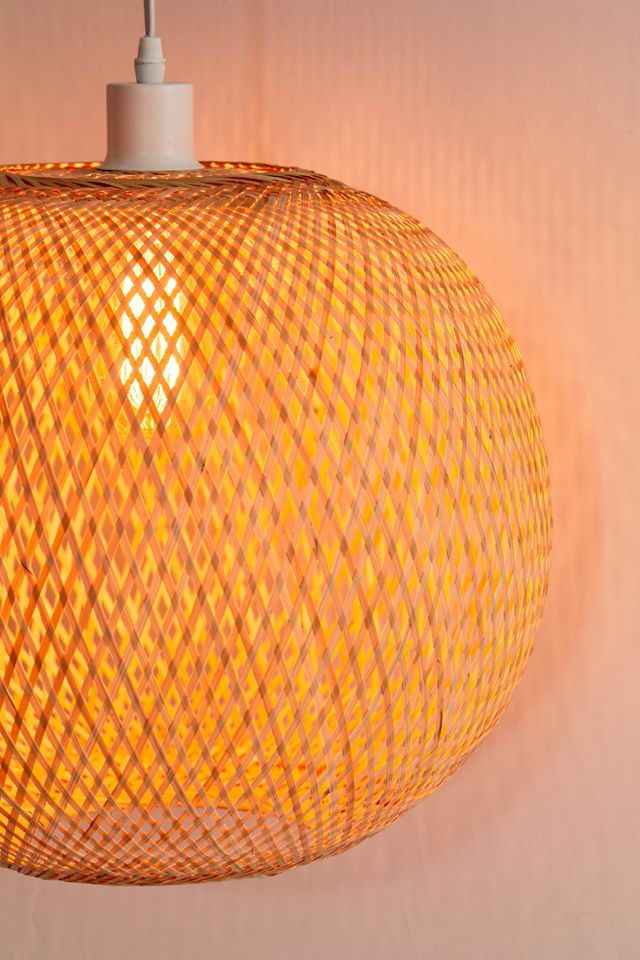 Alina Rattan Pendant Light #2