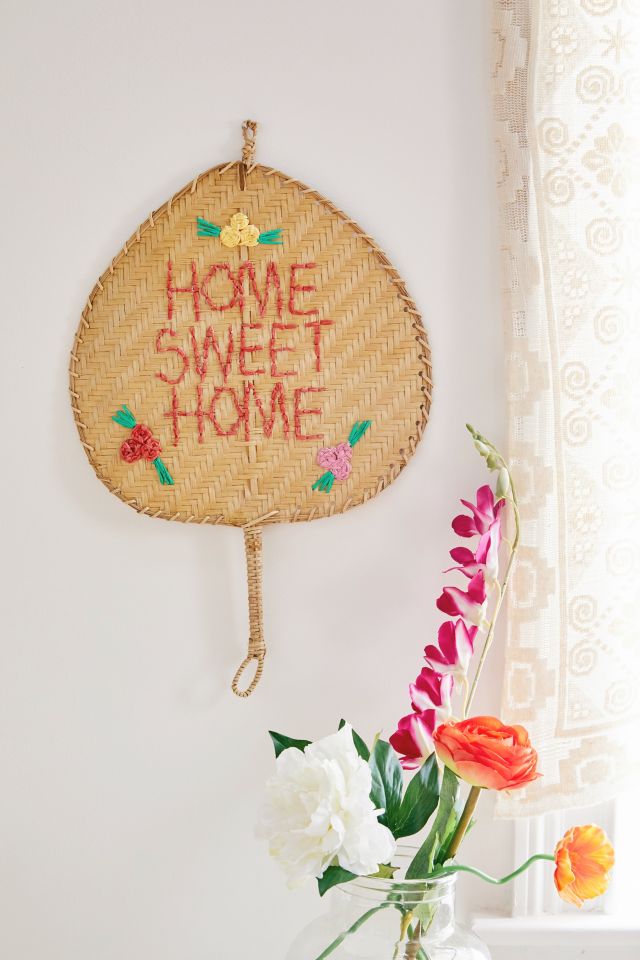 Woven Sentiment Fan