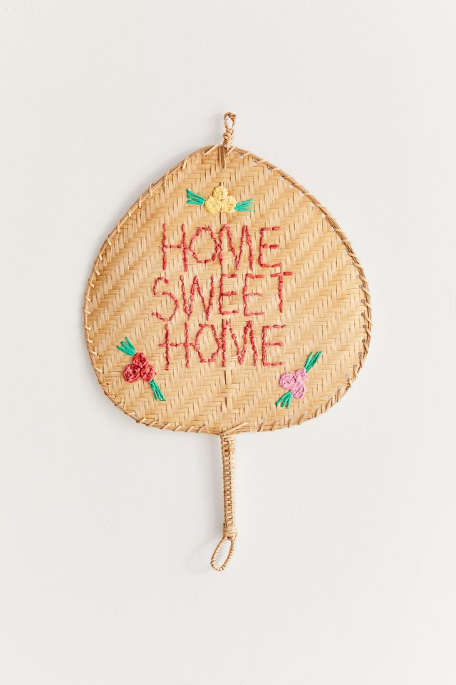 Woven Sentiment Fan #1
