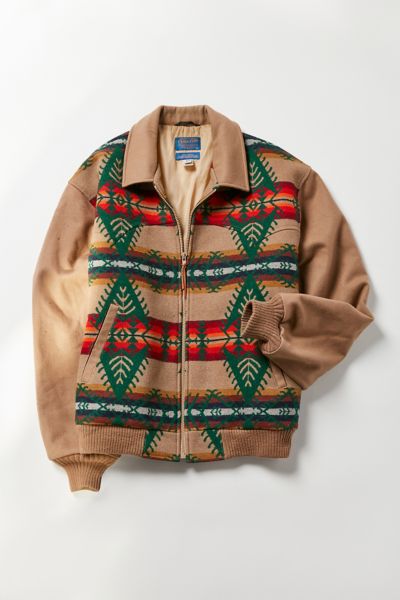 vintage pendleton bomber jacket