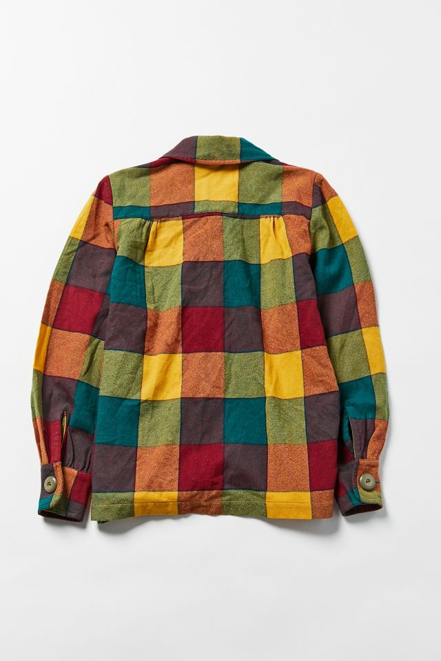Vintage Multicolor Checkered Plaid Jacket #2