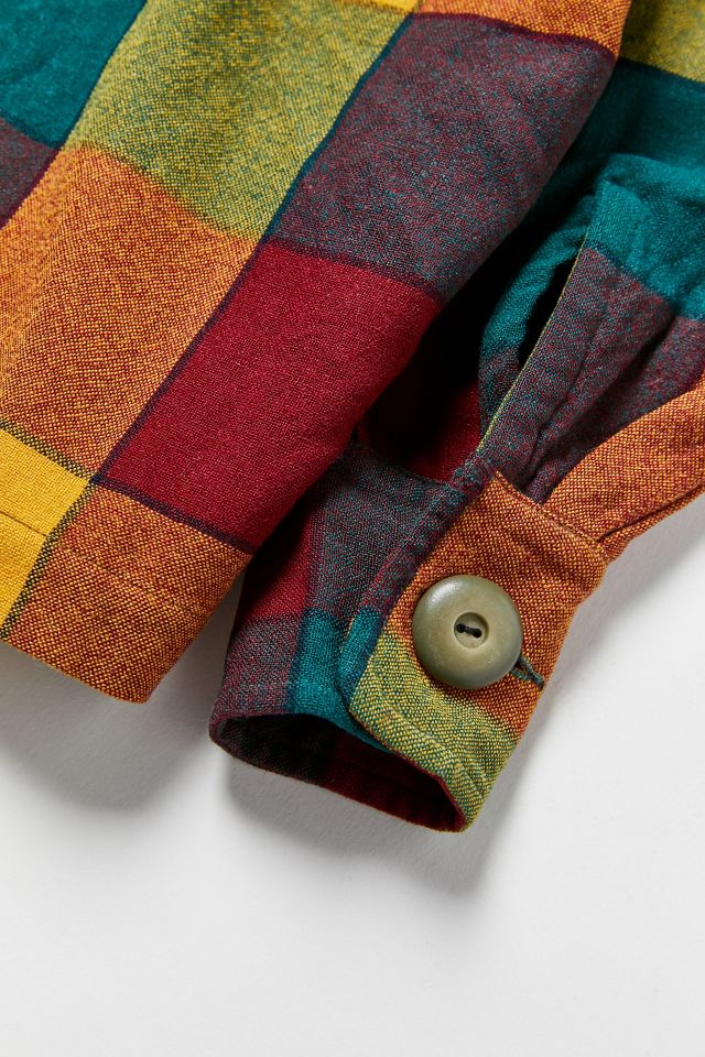 Vintage Multicolor Checkered Plaid Jacket #3