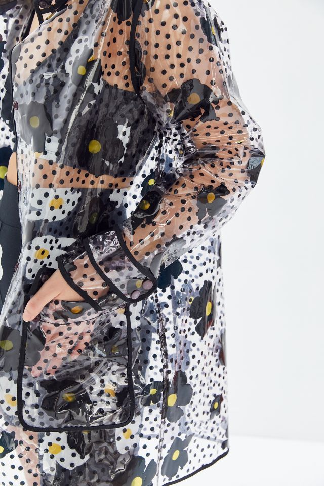 UO Christy Floral Snap Button Raincoat #2